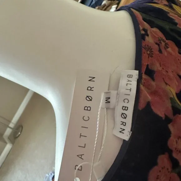 Baltic Born Floral Maxi Dress - Navy and Pink - Picture 1 of 2